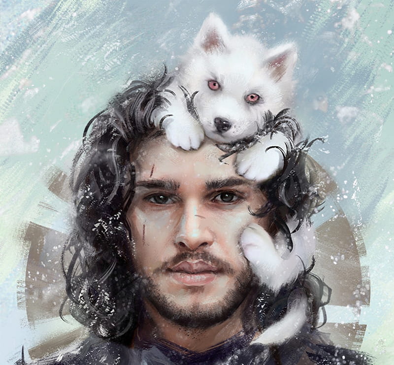 game of thrones ghost dog