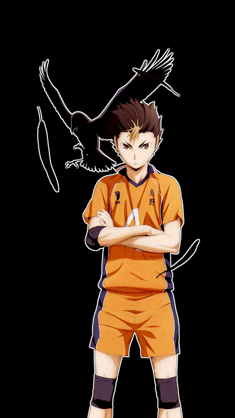 Haikyu Being Happy Yu Nishinoya And Koshi Sugawara Anime Hd Wallpaper