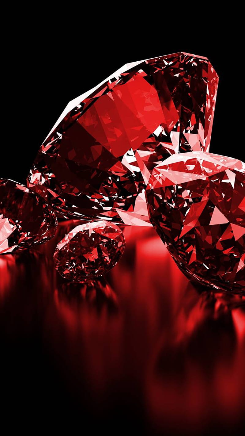 Blood Red Ruby, diamond, diamonds, gemstones, , red ruby, HD phone wallpaper