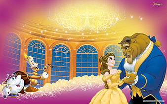 Disney Beauty And The Beast, Beauty, Disney, The, And, Beast, HD wallpaper