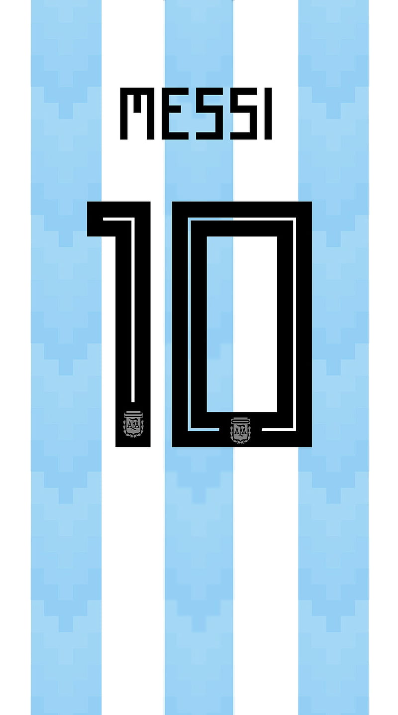 Messi 10 Arg, afa, argentina, lionel, mundial 2018, rusia, seleccion, HD phone wallpaper