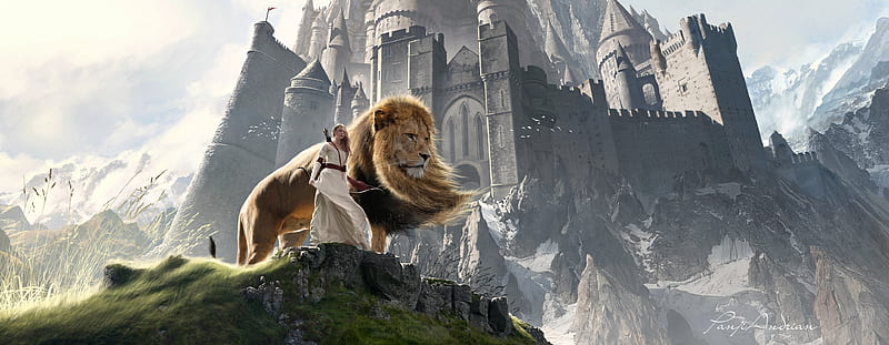 King Aslan, lion, narnia, HD phone wallpaper