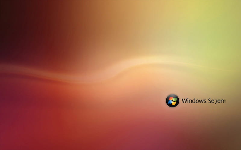 81 - Windows 7, orange, 7, yellow, microsoft, vista, windows, ball, windows 7, seven, HD wallpaper