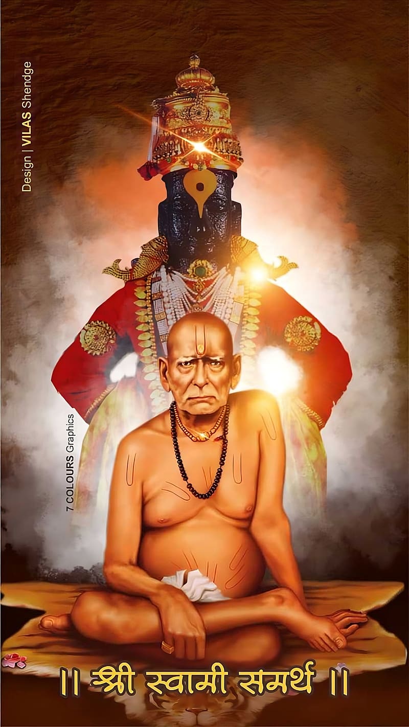 Swami Samarth, shri swami, lord, god, HD phone wallpaper | Peakpx