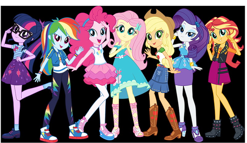 My Little Pony, My Little Pony: Equestria Girls, Sci-Twi (My Little Pony),  Rainbow Dash, HD wallpaper | Peakpx