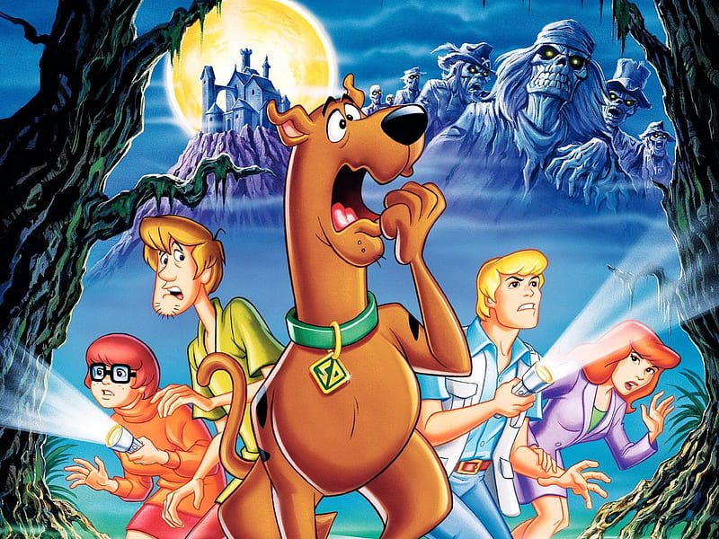 Scooby-Doo on Zombie Island, FUNNY, SCARY, ZOMBIE, SCOOBY DOO, HD wallpaper