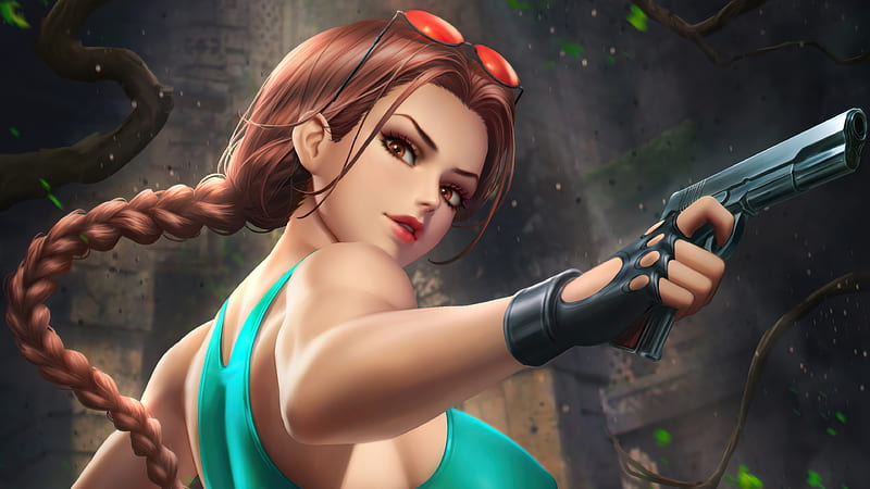 Lara Croft Tomb Raider Art, tomb-raider, lara-croft, artwork, artist, digital-art, HD wallpaper