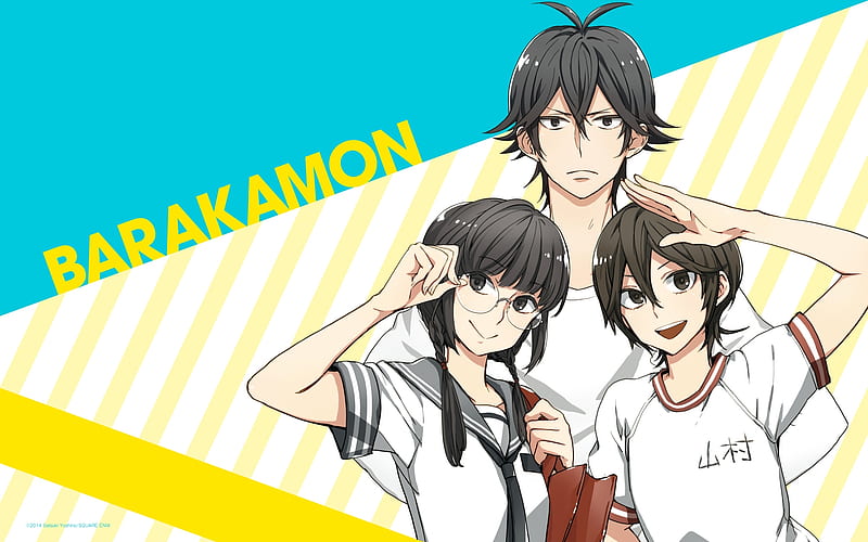 Barakamon, anime girls, Kubota Hina, Arai Tamako, HD phone wallpaper