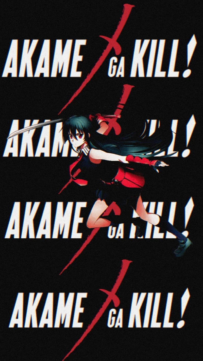akame, akame ga kill, anime, crush, love, HD phone wallpaper