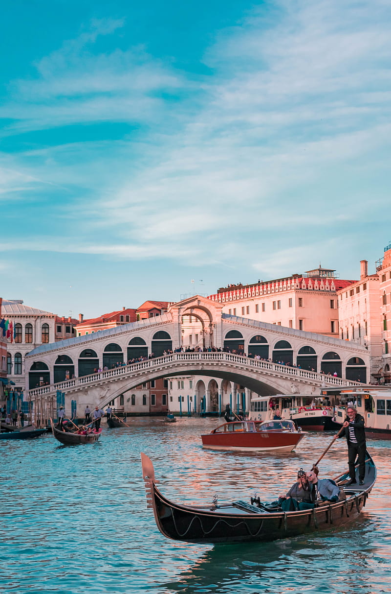 Rialto Bridge, Venice Italy, HD phone wallpaper