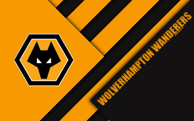 Black Football Club Tie Wolverhampton Wanderers Wolves FC Old Gold Orange 