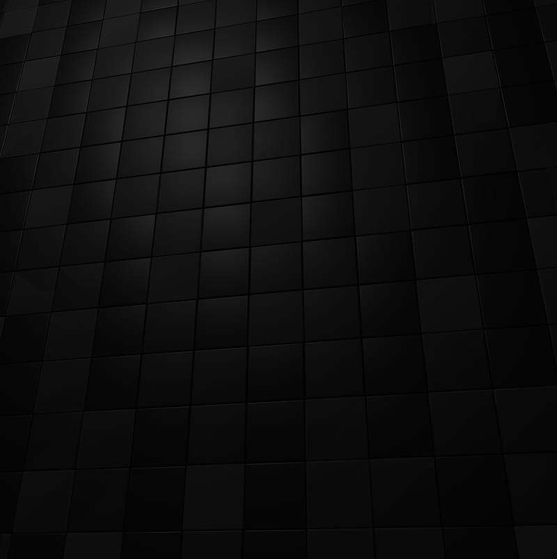 Black Cube Wall, 3d, cool, cubes, dark, desenho, pattern, simple, HD phone wallpaper