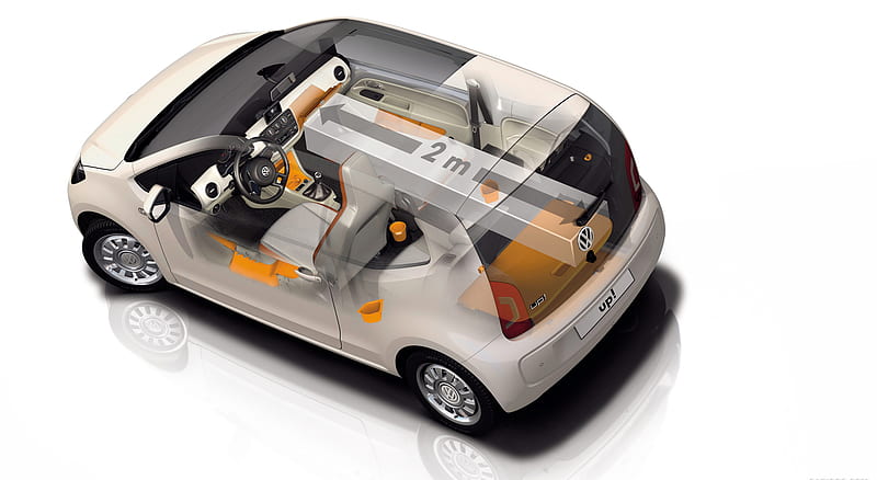 Volkswagen UP! Storage concept , car, HD wallpaper