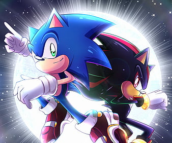 Shadic, sonic, shadow, fusion, chaos, emerald, fase, four, hetgehog, power,  HD phone wallpaper