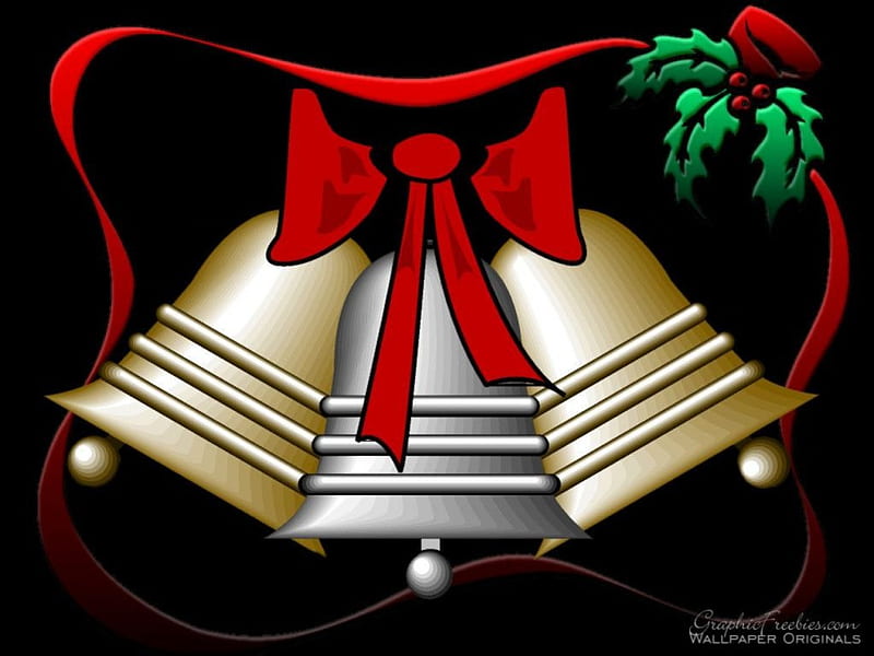 I Heard The Bells, silver bells, holiday bells, christmas bells, bells, HD wallpaper