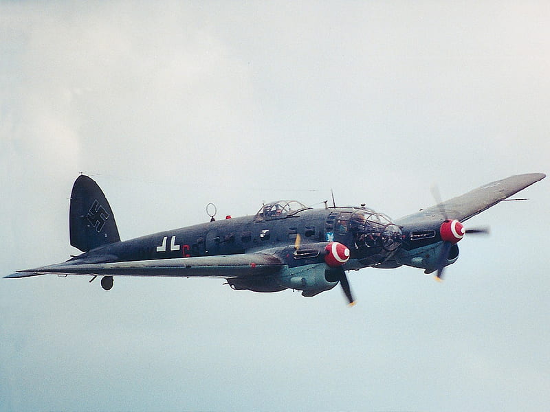 Heinkel He 111, heinkel, world war two, bomber, luftwaffe, HD wallpaper