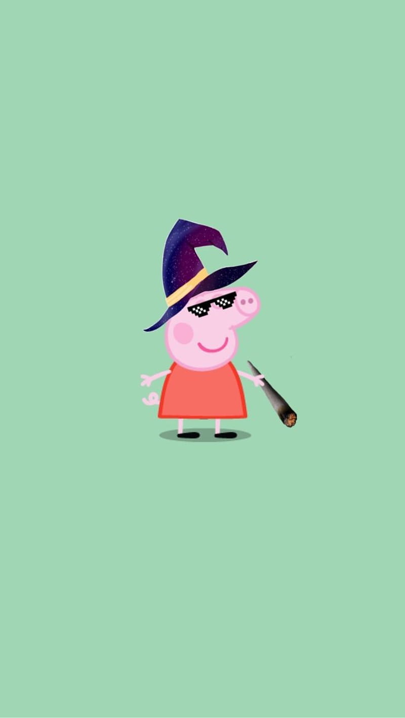 Gángster de peppa pig, halloween, peppa pig, bruja, Fondo de pantalla de  teléfono HD | Peakpx