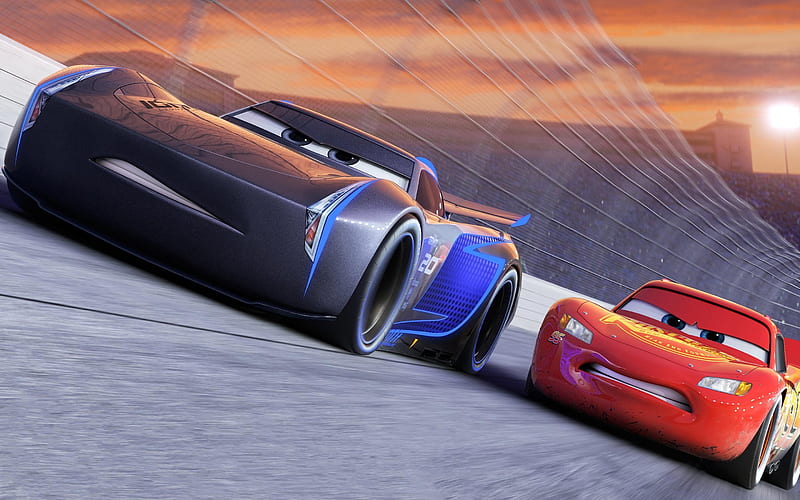 Cars 3, McQueen, 2017 movie, Pixar, Disney, HD wallpaper