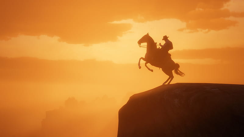 2021 Red Dead Redemption II , red-dead-redemption-2, games, 2021-games, silhouette, HD wallpaper