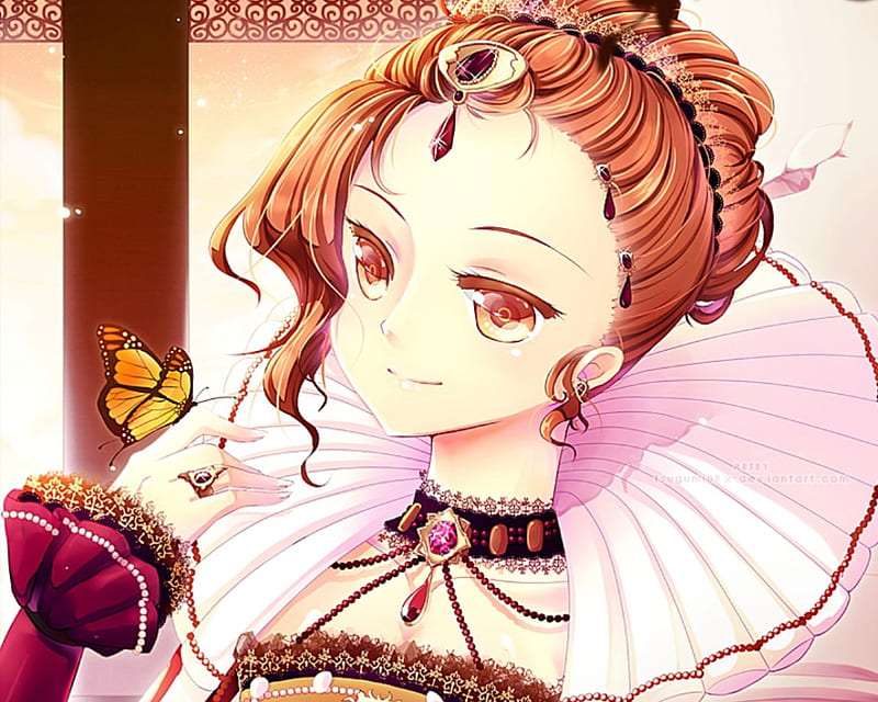 Descarga Gratis Realeza Bonita Vestir Bonito Ala Dulce Agradable Mariposa Anime 5407