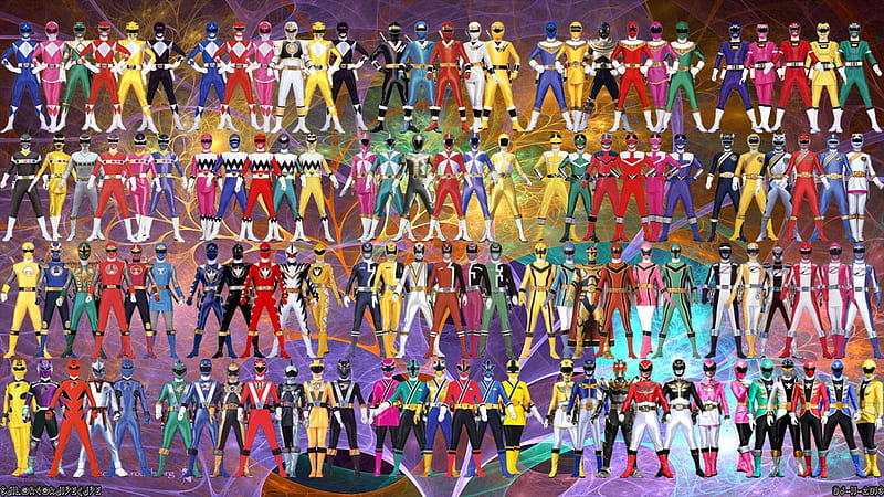 Power Rangers (ver. 5.0). Power rangers, Ranger, Power rangers morph, All Power Rangers, HD wallpaper