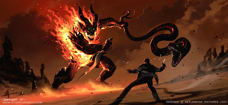Image Demons Fantasy angel vdeo game fighting