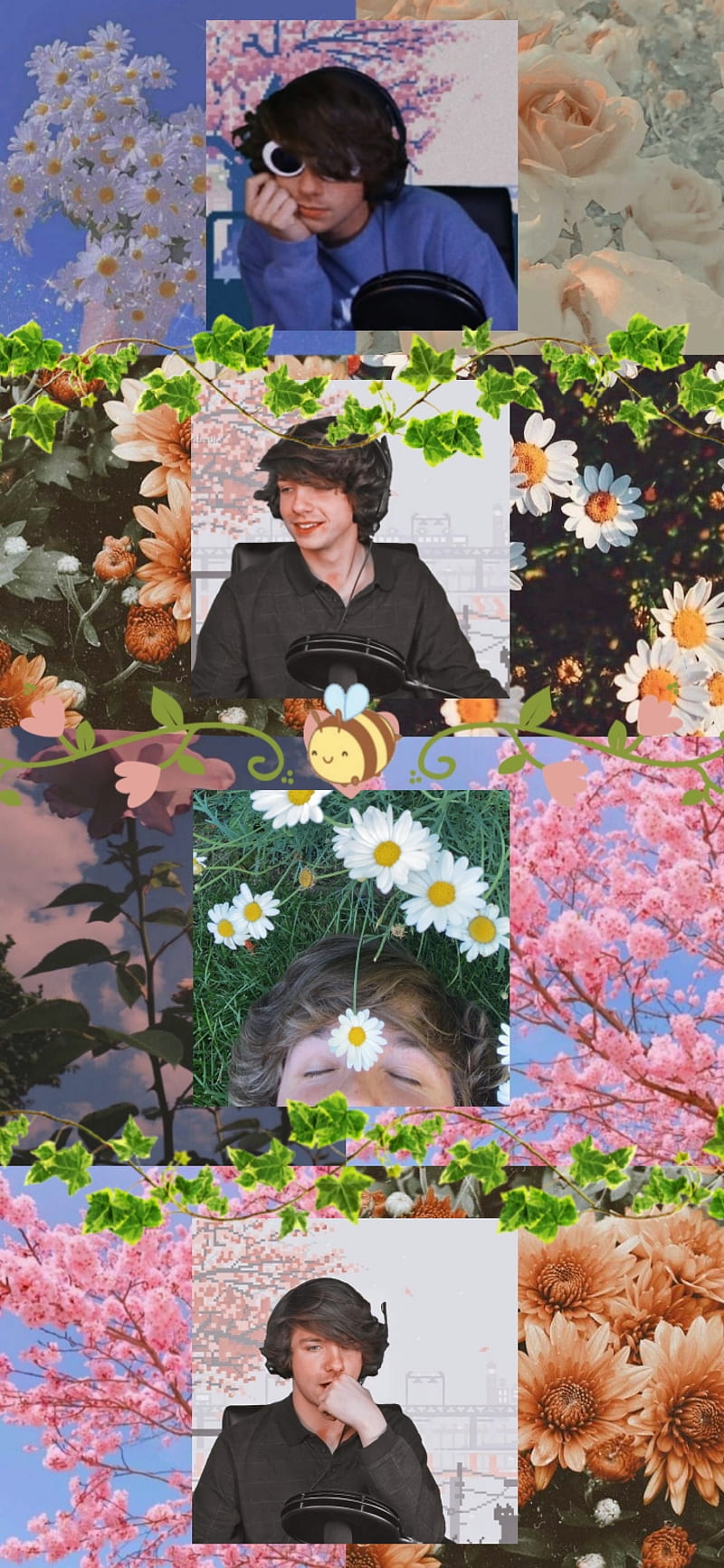 youtuber collage wallpaper