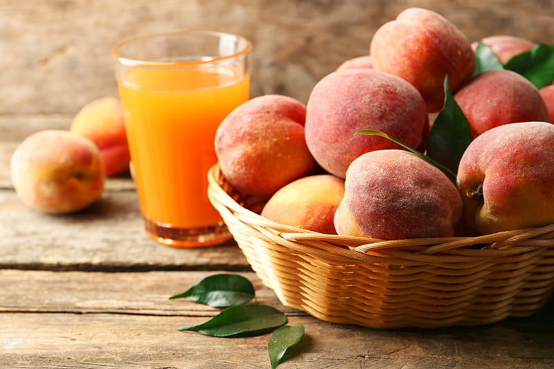 Food, Peach, Fruit, Juice, HD wallpaper