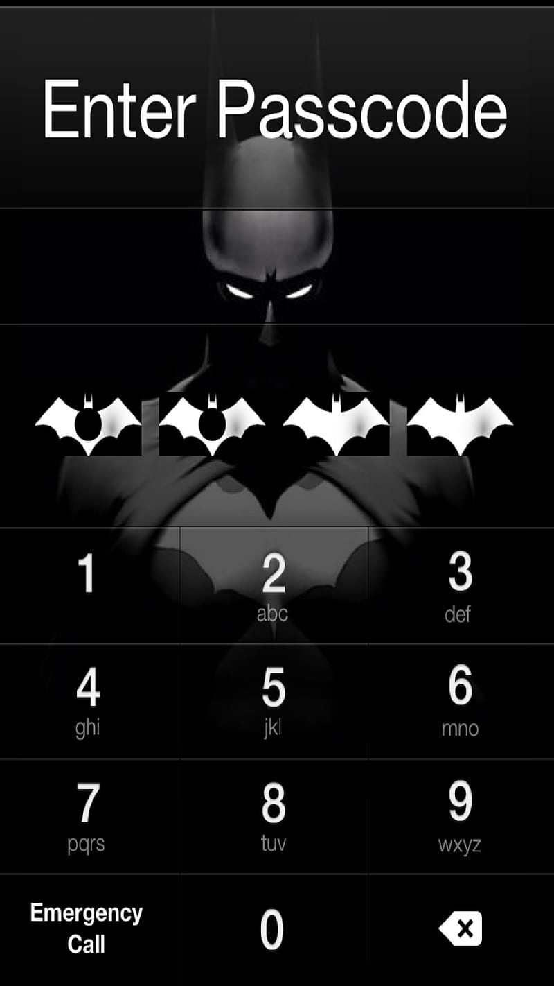 Passcode Batman, HD phone wallpaper