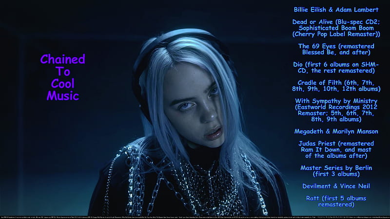 Chained To Cool Music 2, billie eilish, work partner, sick, trap, headphones, religious, metal, indie, love, heaven, t, extreme, music, happiness, pop, exercise partner, fun, joy, top music list, best music list, off the chain, cool, thrash, entertainment, fitness partner, motivational, HD wallpaper