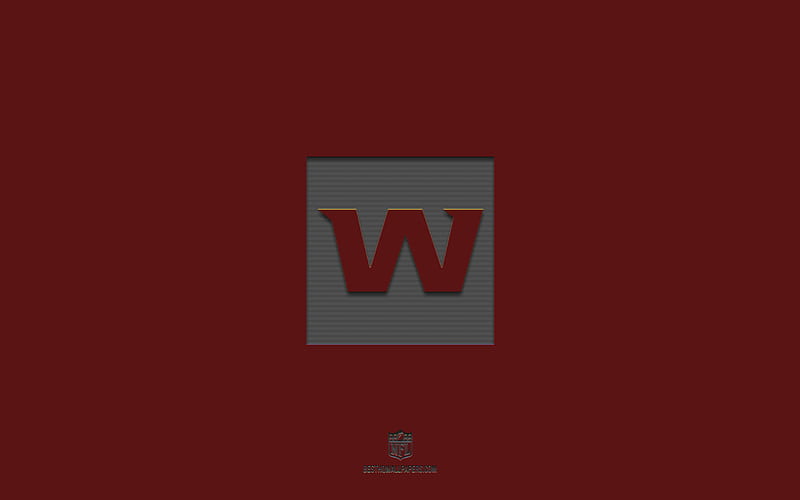 Download wallpapers Washington Football Team American football team  burgundy stone background Washington Football Team logo grunge art NFL  American football USA Washington Football Team emblem for desktop free  Pictures for desktop free