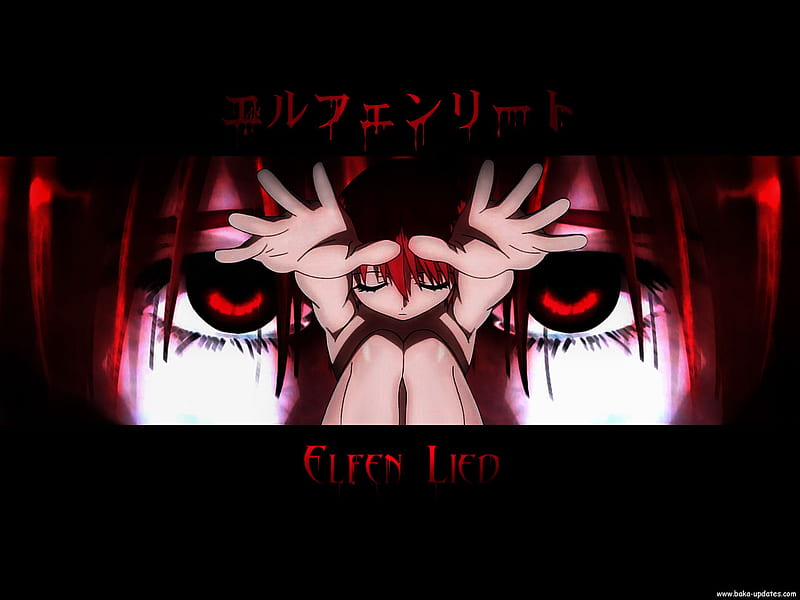 Elfen Lied Red Bloody eye theme 1920x1080