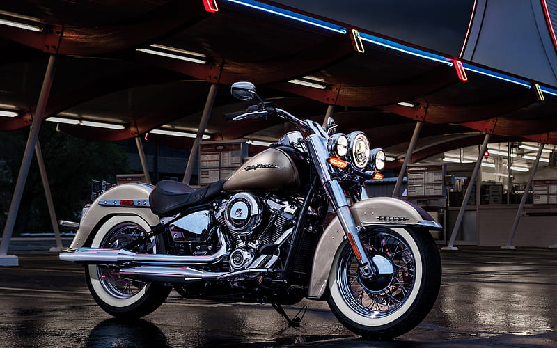 Harley-Davidson Softail Deluxe, 2018 bikes, superbikes, american motorcycles, Harley-Davidson, HD wallpaper