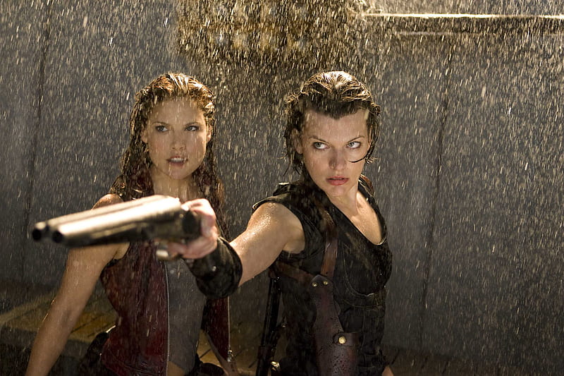 Resident Evil :Afterlife - Ali Larter & Milla Jovovich, resident evil, alice, movie, HD wallpaper