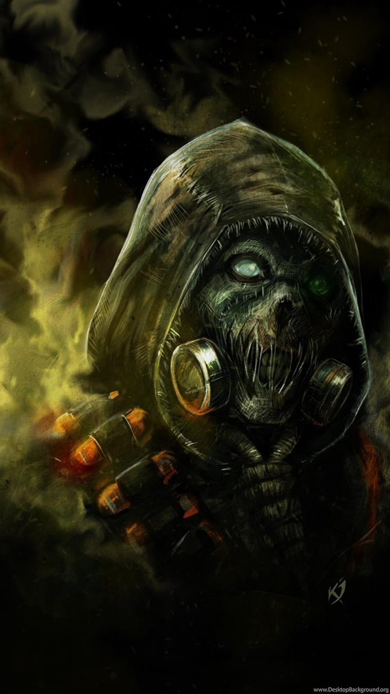 Scarecrow, batman, toxic gaz, HD phone wallpaper