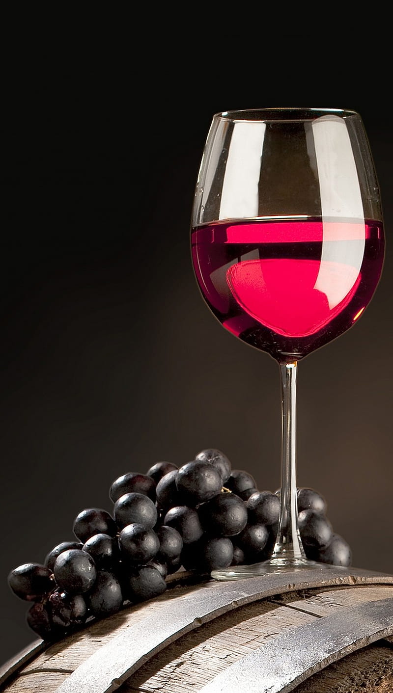 Glass, grapes, wine, HD phone wallpaper | Peakpx