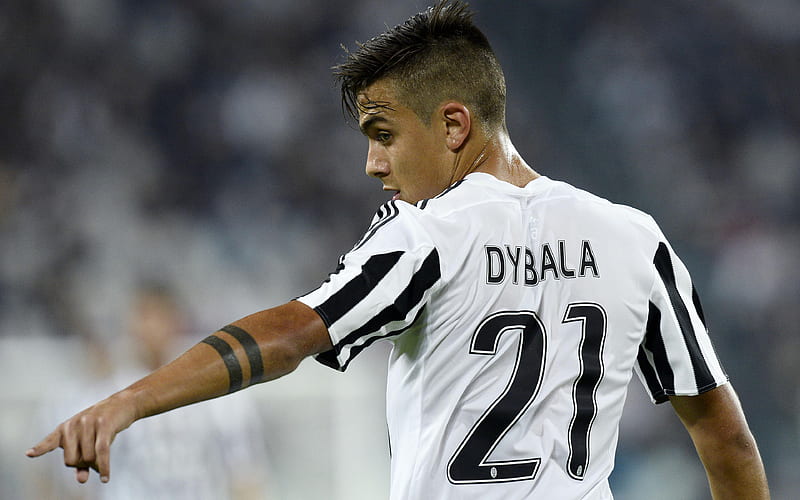Paulo Dybala Juventus, 21 number, Italy, footballer, Argentina, HD wallpaper