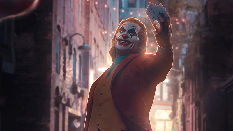 Joker With Cards, joker, supervillain, superheroes, artist, artwork ...