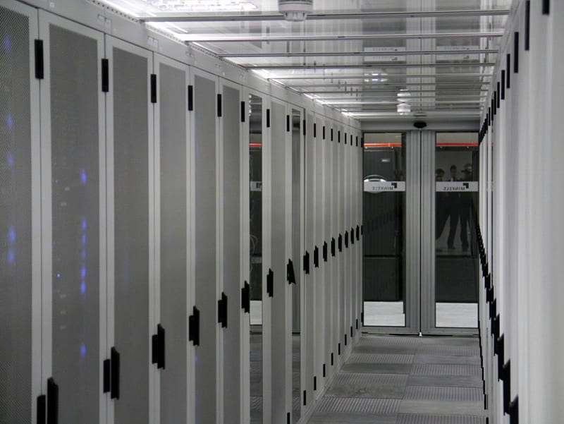 Server city, Server, Computer server, Technology, Data Center, HD wallpaper