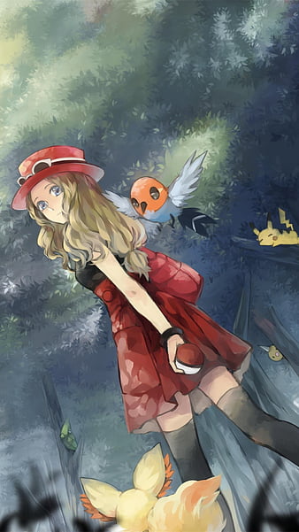 Hilda (Pokemon), May (pokemon), Pokémon, Pokémon trainers, Dawn (Pokemon),  Hikari (pokemon), anime girls, collage, spring, summer, fall, winter, anime