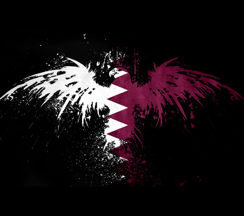 Qatar, flag, HD wallpaper