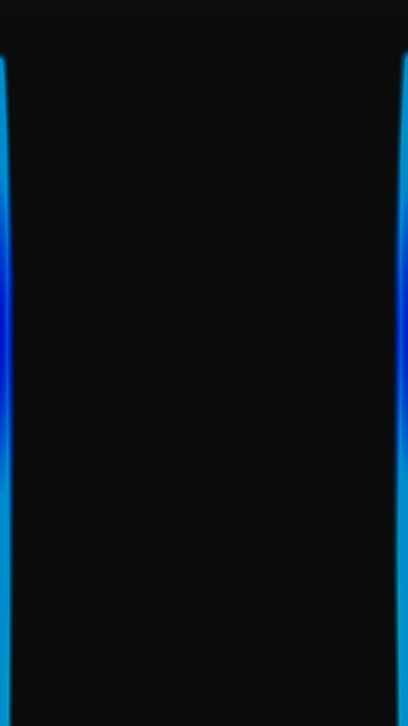 IPhone Blue LED, black, edge, galaxy s6 silver, light, locked screen, original, HD phone wallpaper