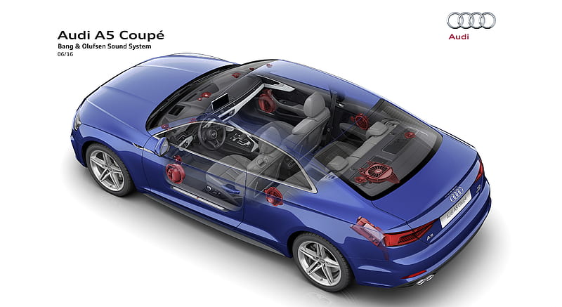 2018 Audi A5 Coupé - Bang & Olufsen Sound System , car, HD wallpaper