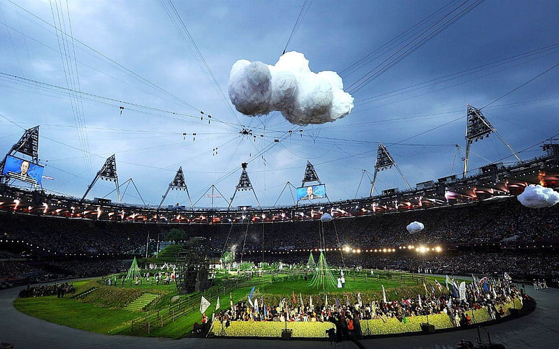 The Sky Is The Limit-London 2012 Olympics opening ceremony, HD wallpaper