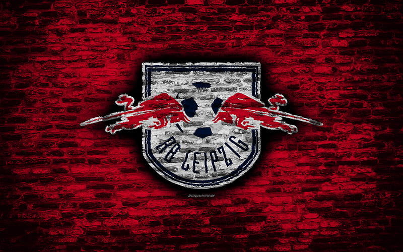 Rb Leipzig Fc Logo Red Brick Wall Bundesliga German Football Club Soccer Hd Wallpaper Peakpx