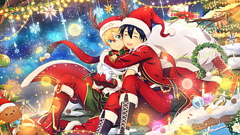Anime Christmas Santa Claus Love Live! Sunshine!!, Anime transparent  background PNG clipart | HiClipart