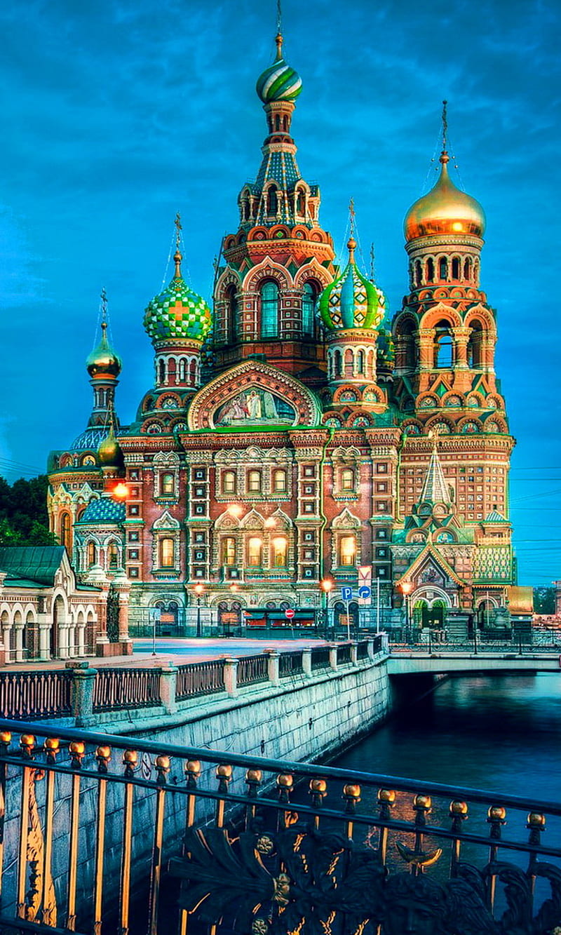 St Petersburg, architechture, city, lights, russia, sankt petersburg, HD phone wallpaper