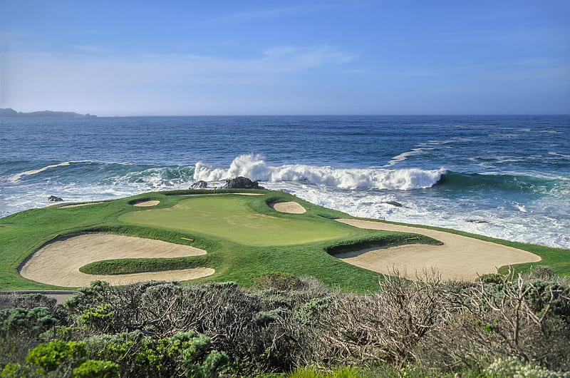 Happy birtay Pebble Beach: Five of the most beautiful golf courses in the world, Ocean Golf, HD wallpaper