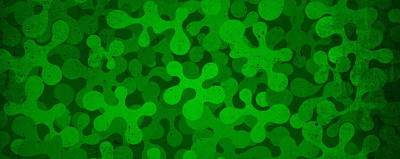 Neon Fluorescent Green Camouflage Vector Pattern Ultra, Army