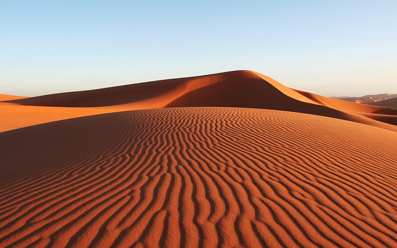 desert dunes-Amazing desert scenery, HD wallpaper